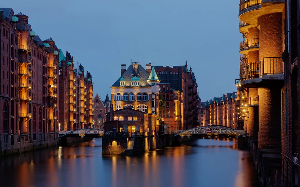 Stadtansicht von Hamburg