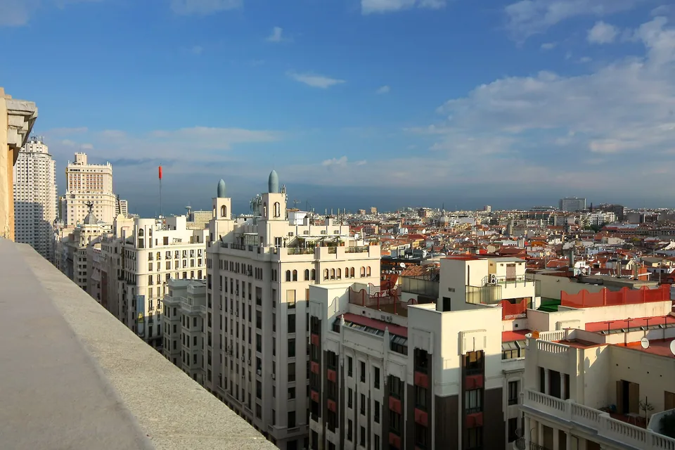 Stadtansicht von Madrid